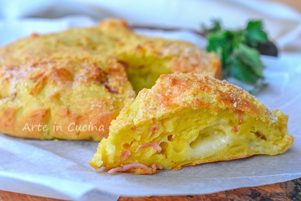 Tarte salée 10 minutes avec pommes de terre et jambon