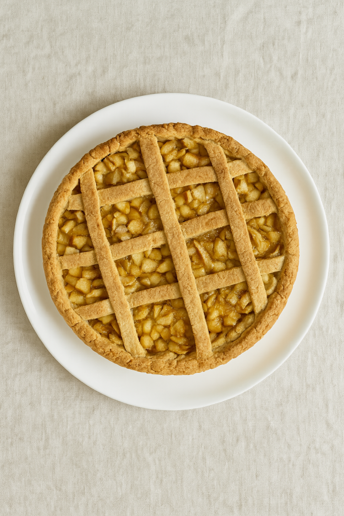 tarte aux pommes à la friteuse à air