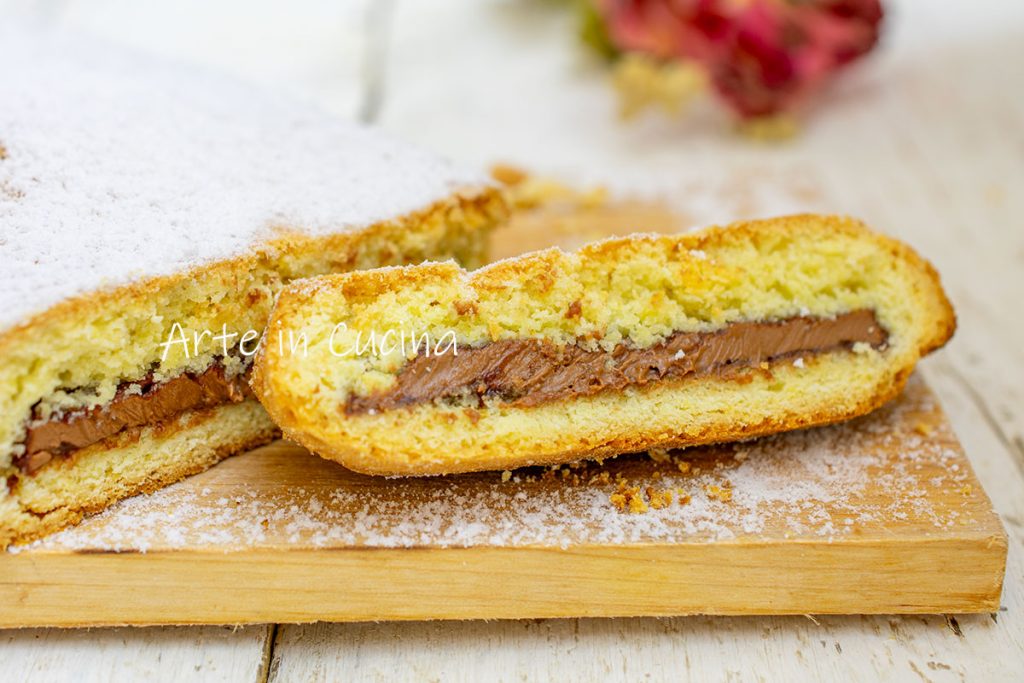Tarte avec barre de chocolat