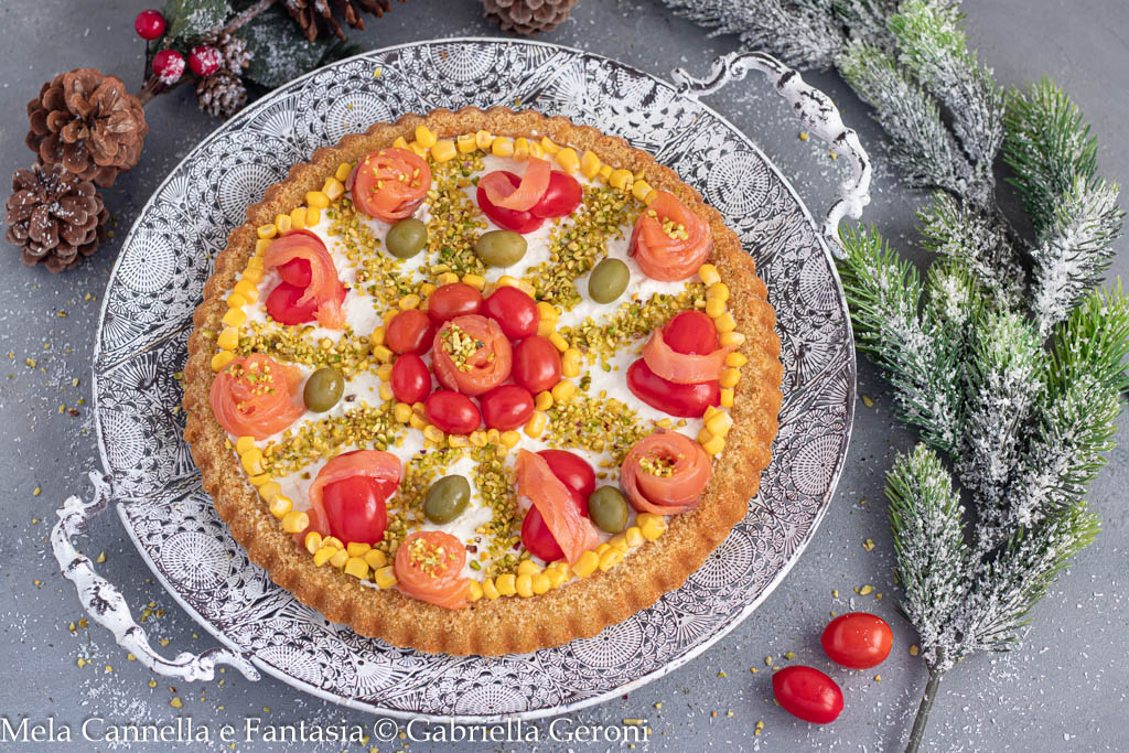 Tarte salée avec base moelleuse parfaite pour fêtes et occasions