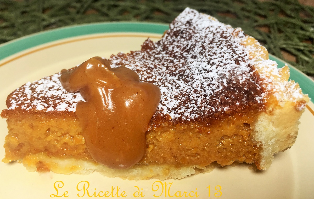 Tarte à la citrouille au caramel. Gâteau de citrouille américain irrésistible