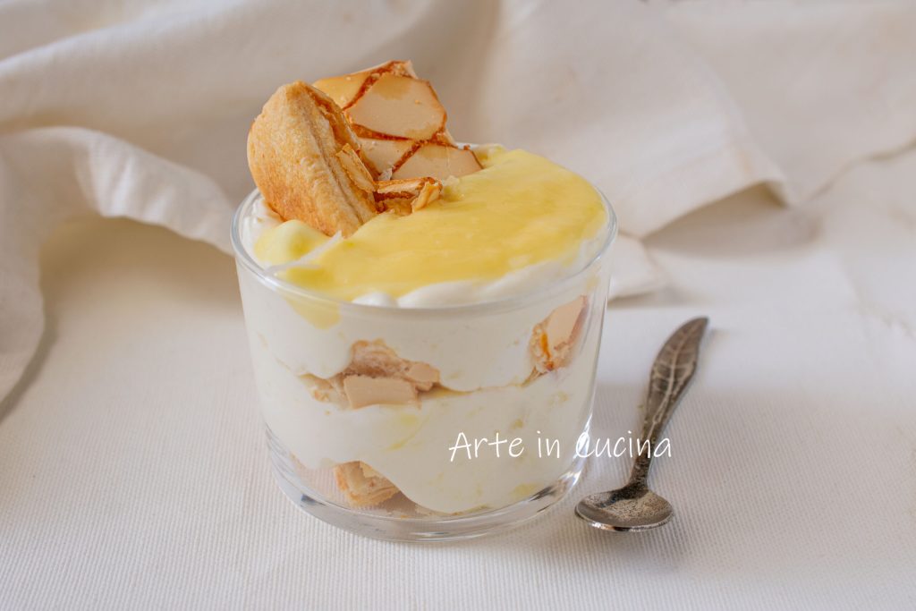 Tiramisu à la crème diplomate au verre