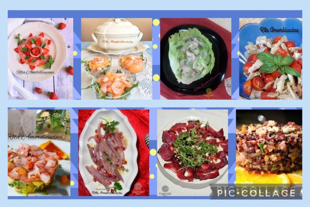 Entrées de poisson cru RitaAmorducucina