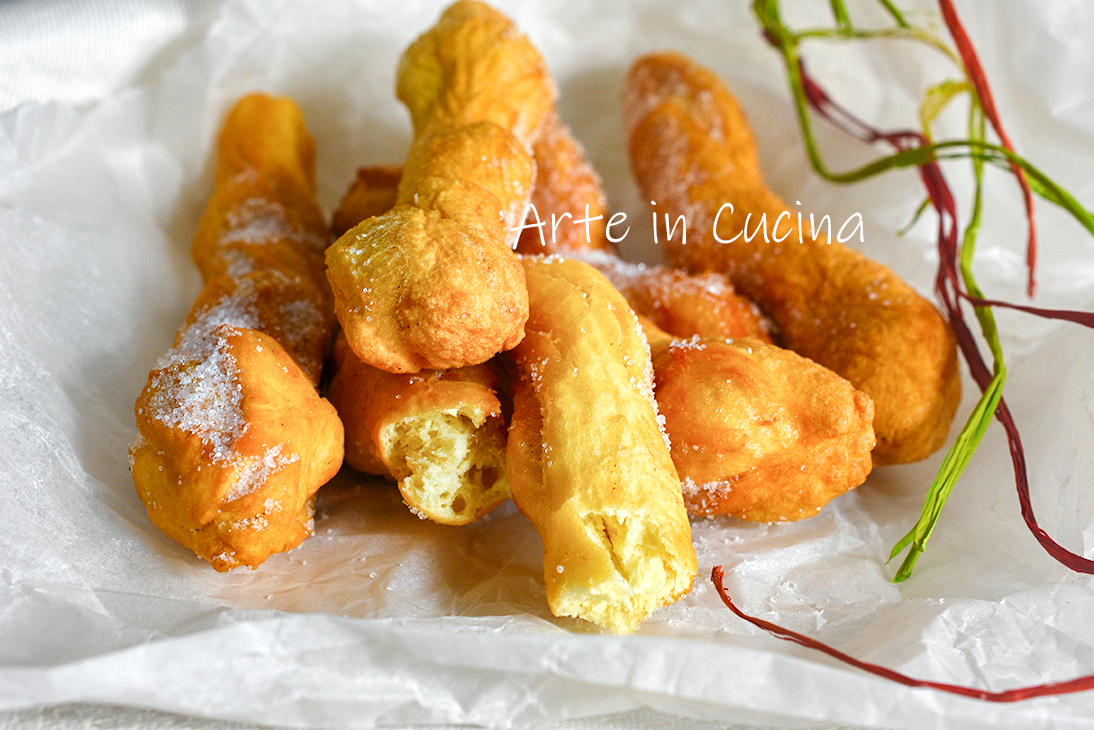 Torcinelli abruzzesi aux patates douces frites