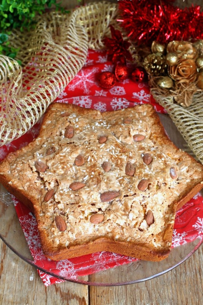 recette de gâteau étoile de Noël