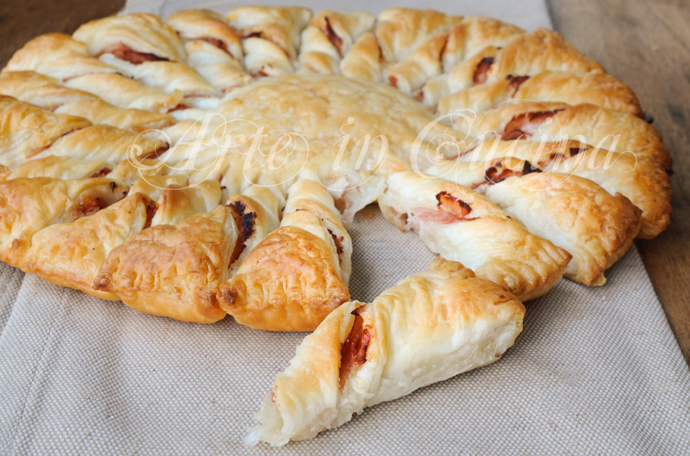 Tourbillon salé au jambon recette hors-d'œuvre