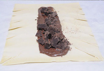 tresse feuilletée à la nutella