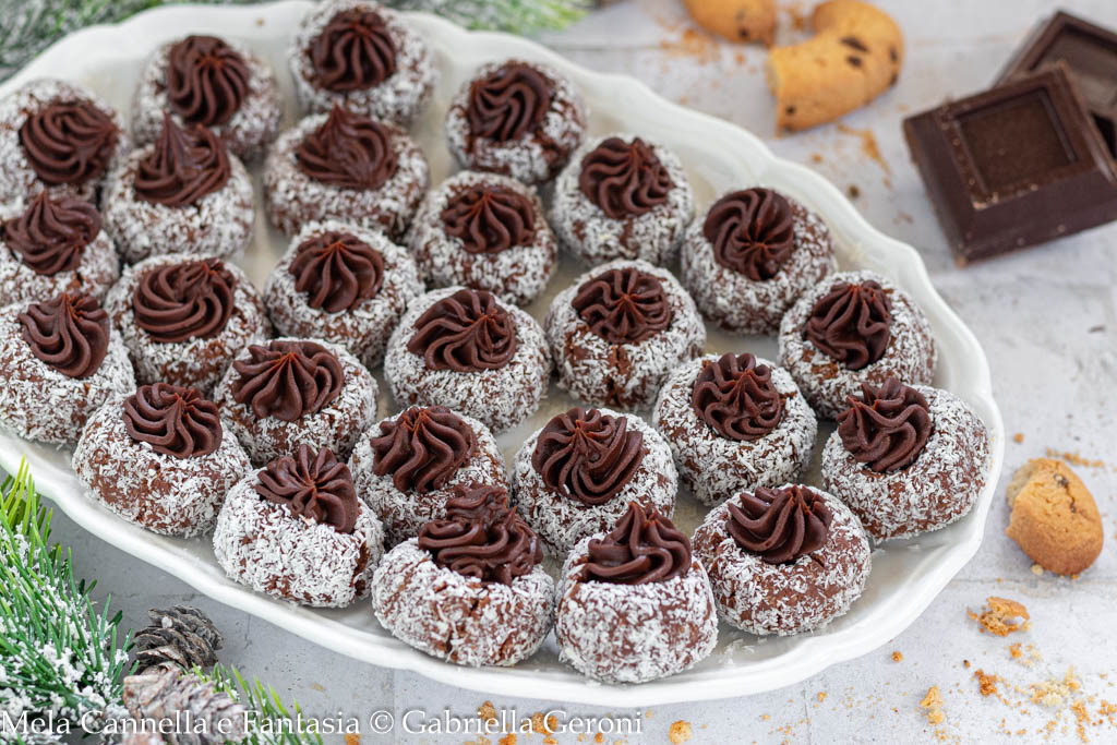 Truffes coco et chocolat