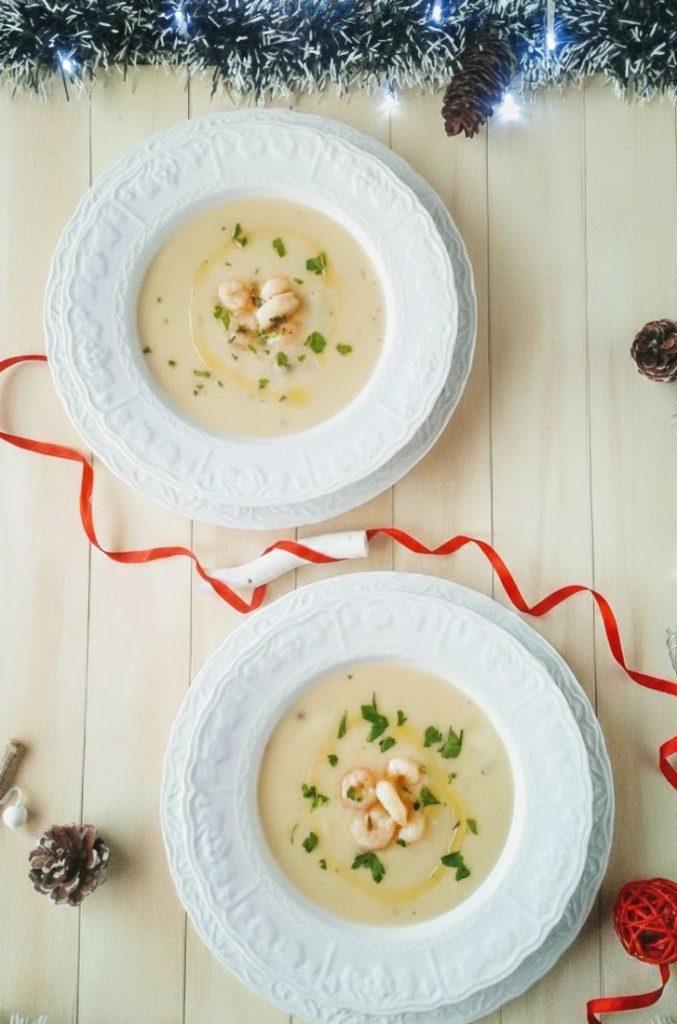 velouté-d'asperges-et-crevettes-présentation-verticale