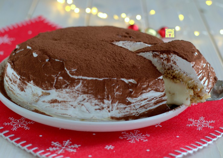 Zuccotto de pandoro tiramisù