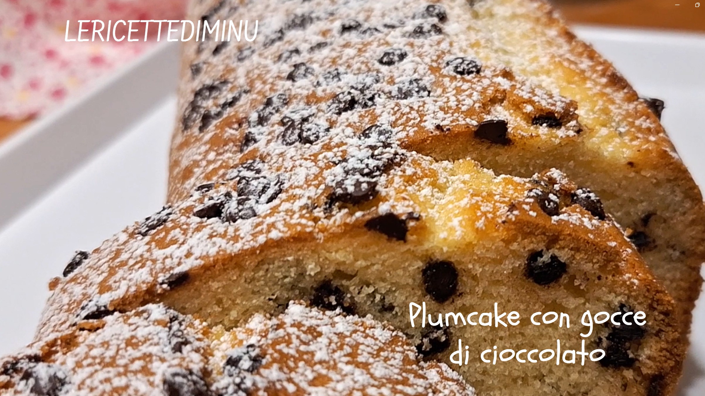 Gâteau marbré aux pépites de chocolat