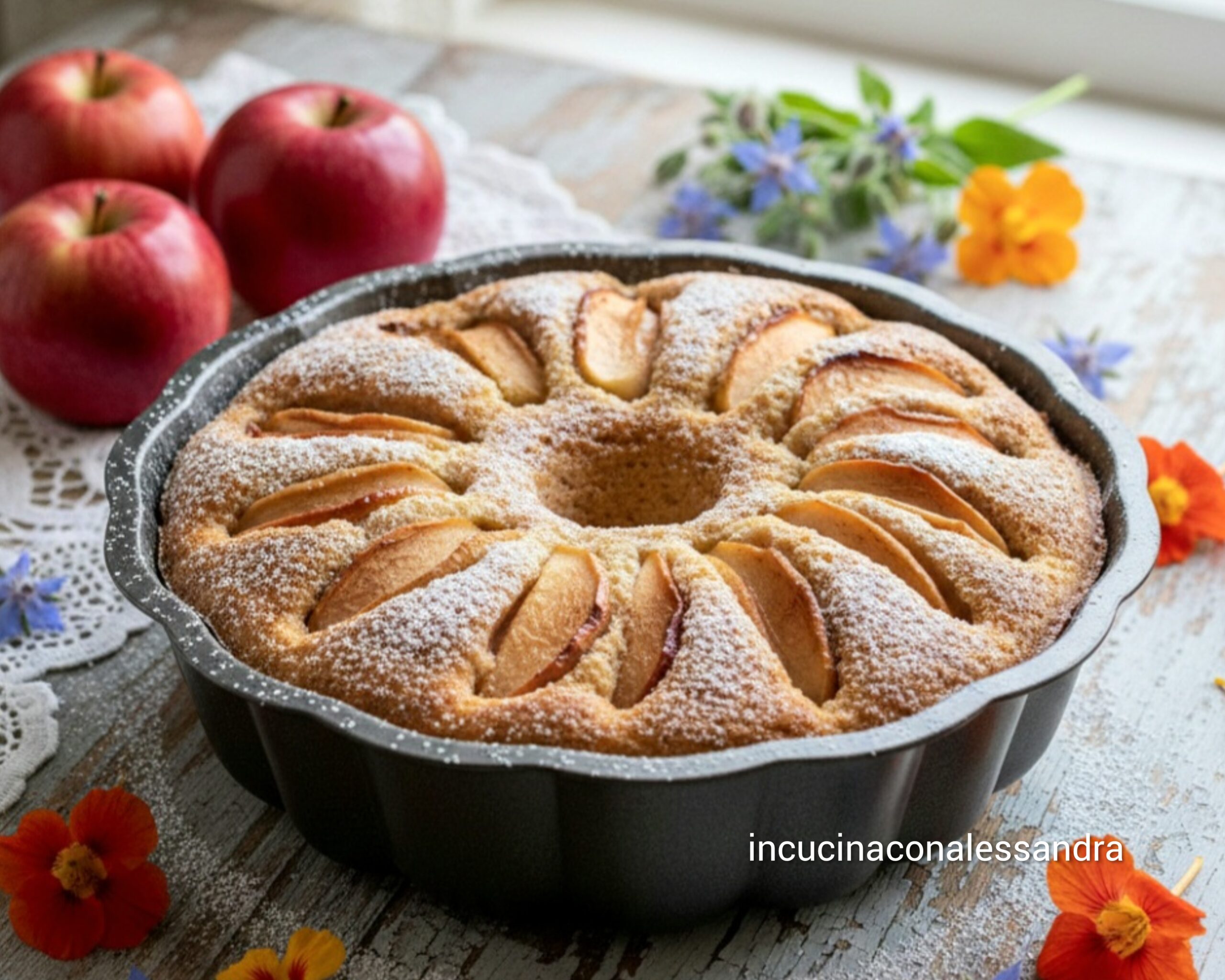 Gâteau aux pommes très moelleux