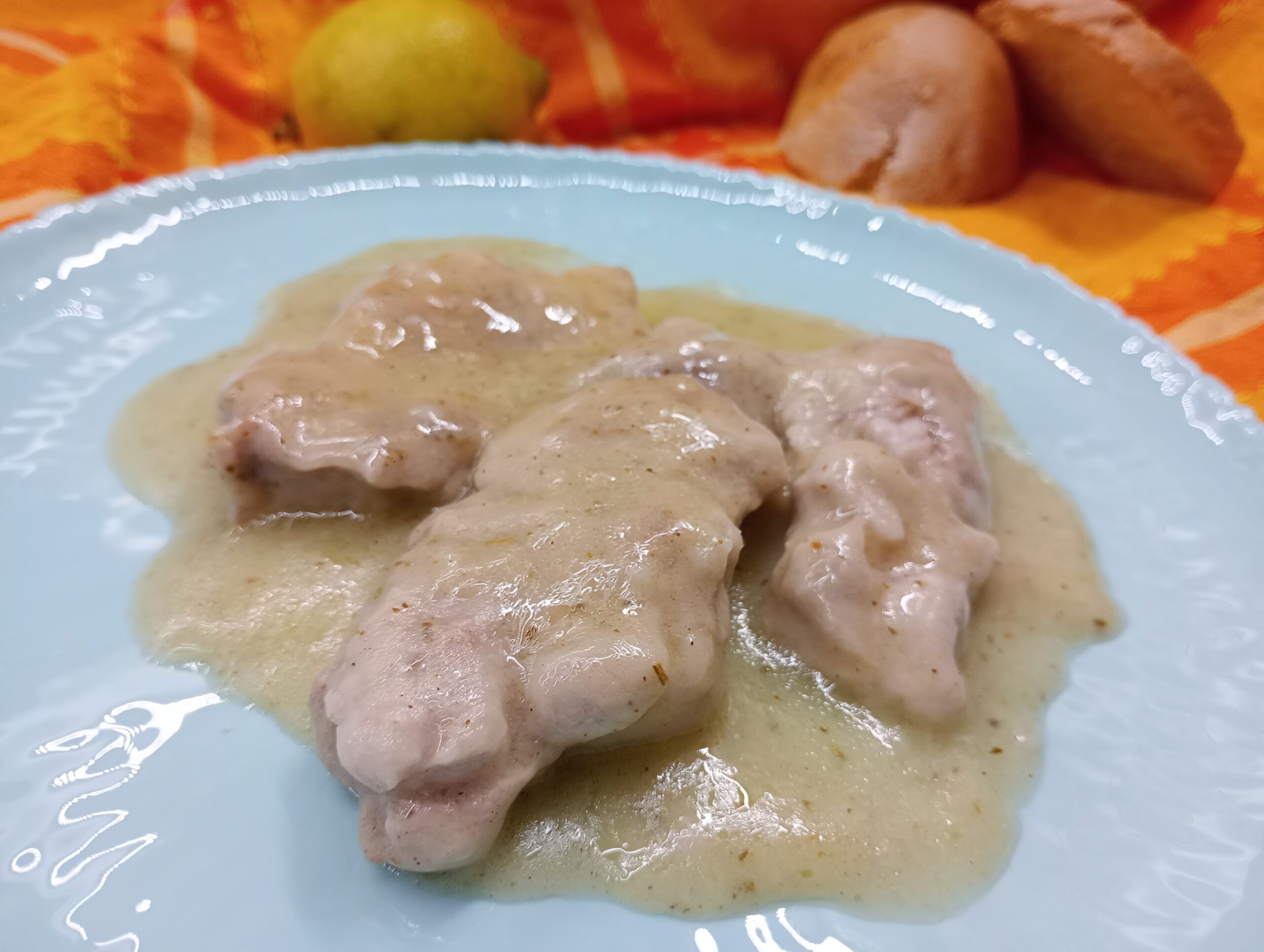 Poulet Doux et Crémeux au Citron