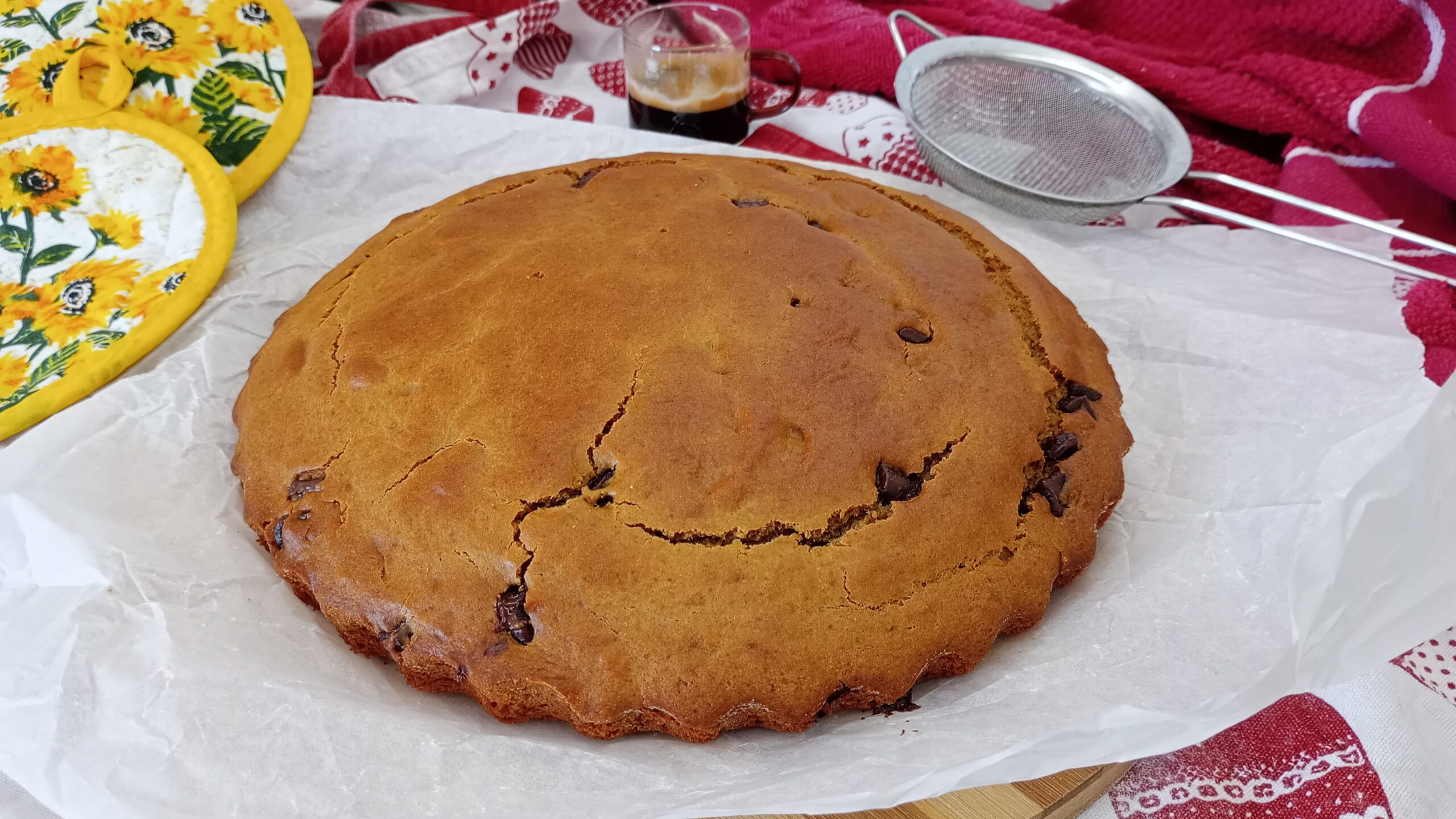 Gâteau à la ricotta et au café