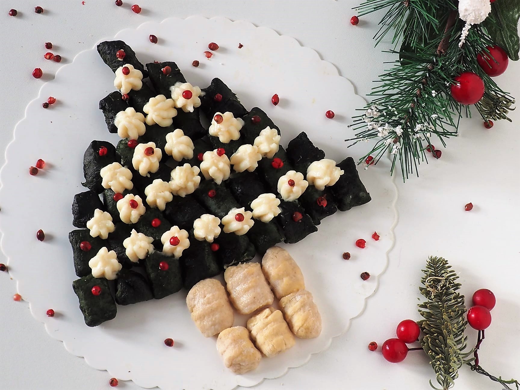 Gnocchi d&rsquo;épinards de Noël