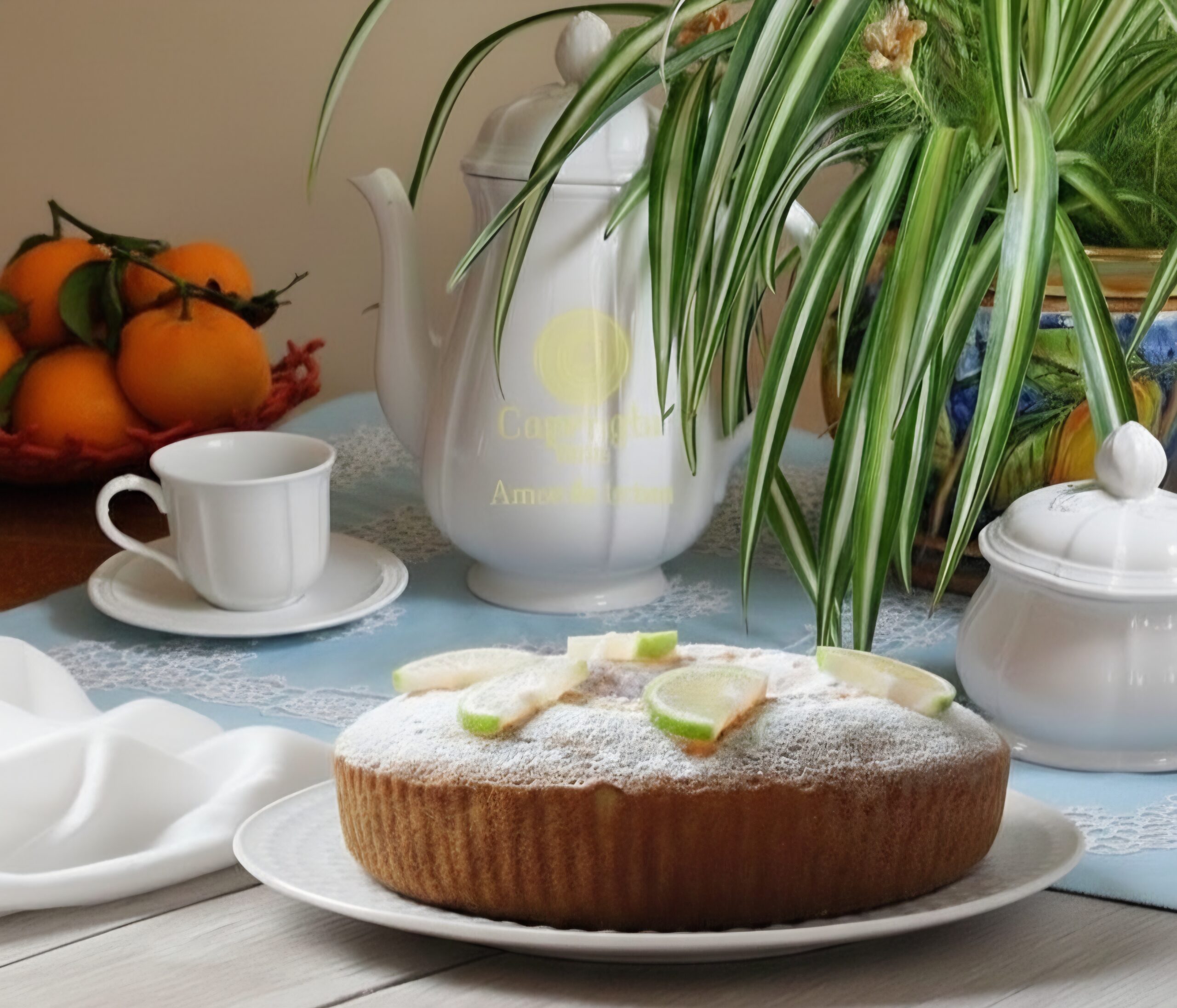 Gâteau aux zestes de citron et yaourt