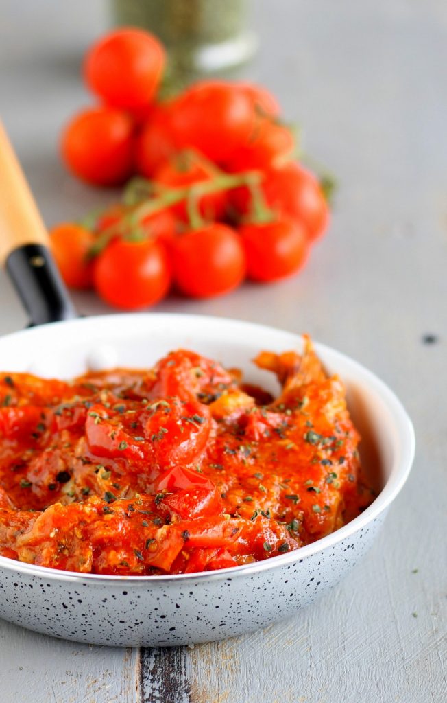 Raie à la pizzaiola