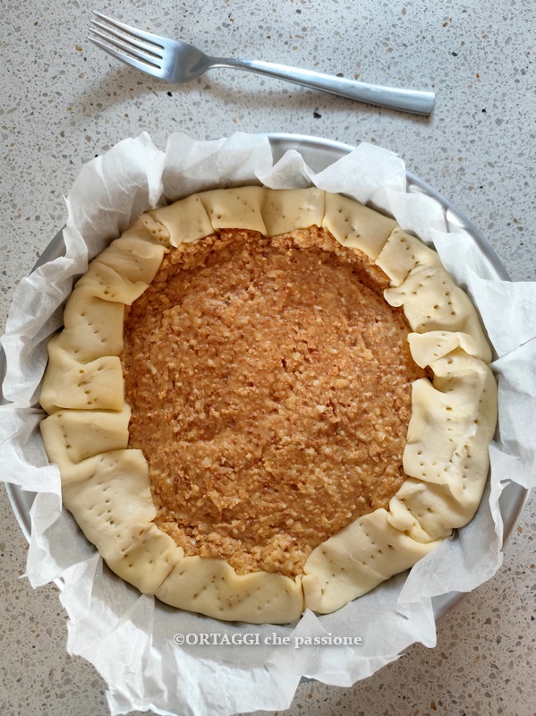 remplir avec l'appareil le gâteau russe de Vérone