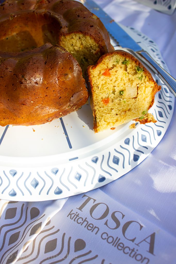 Babà végétarien asperges et petits pois