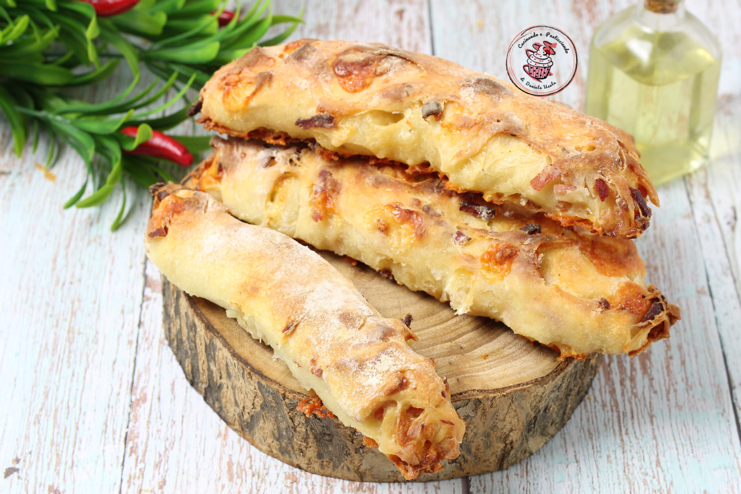 Baguettes farcies avec speck et provola – croustillantes et savoureuses