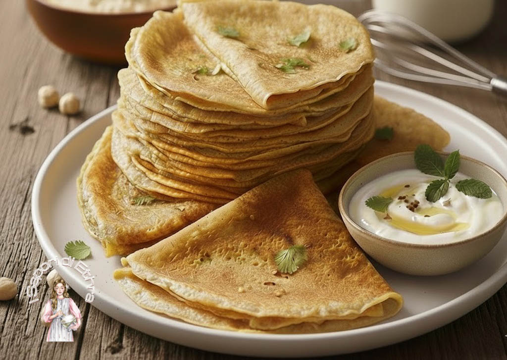 Galettes de pois chiches sans œufs ni lait