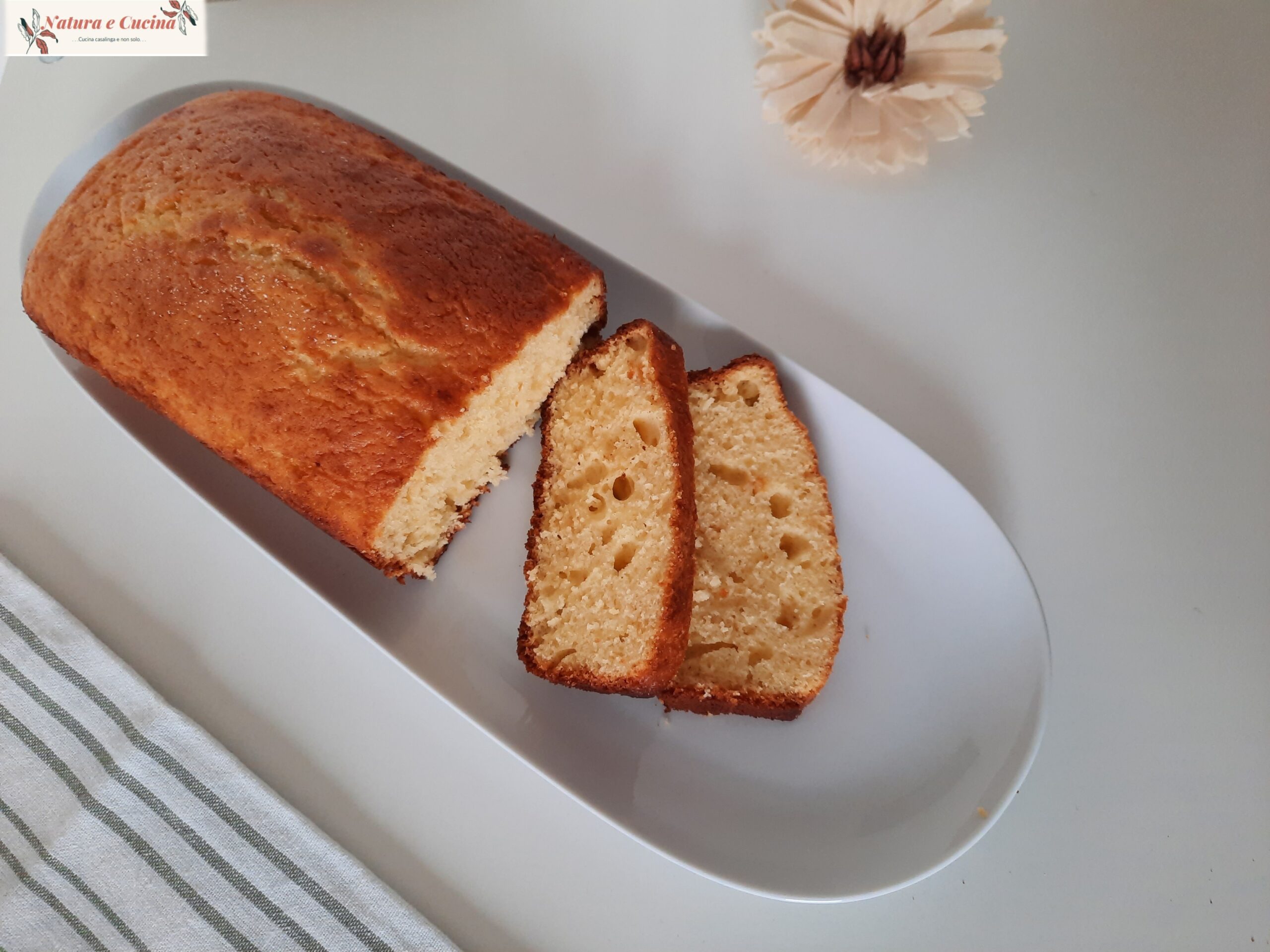 Cake au parfum de pêche