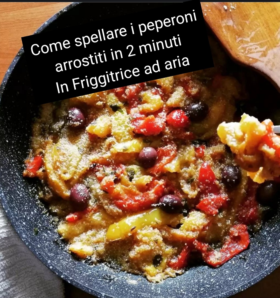 Poivrons grillés à la friteuse à air – Comment peler les poivrons grillés en quelques minutes