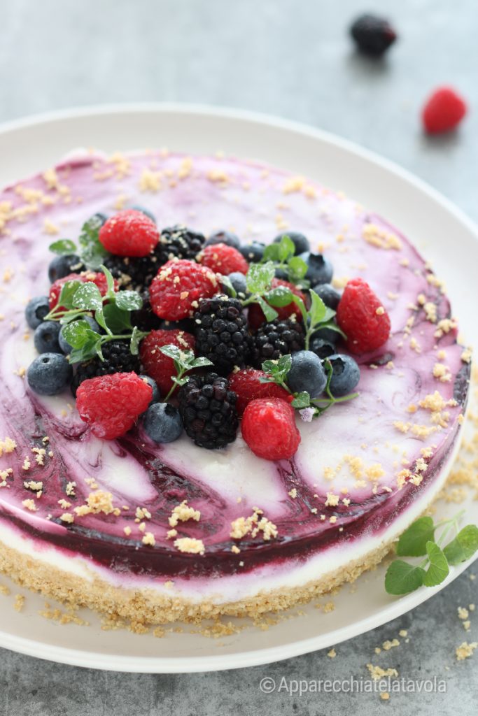 cheesecake aux fruits des bois