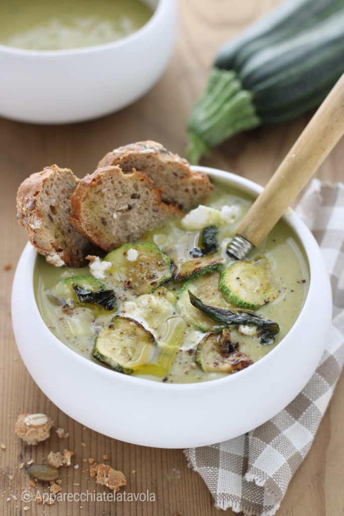 crème de courgettes et pommes de terre