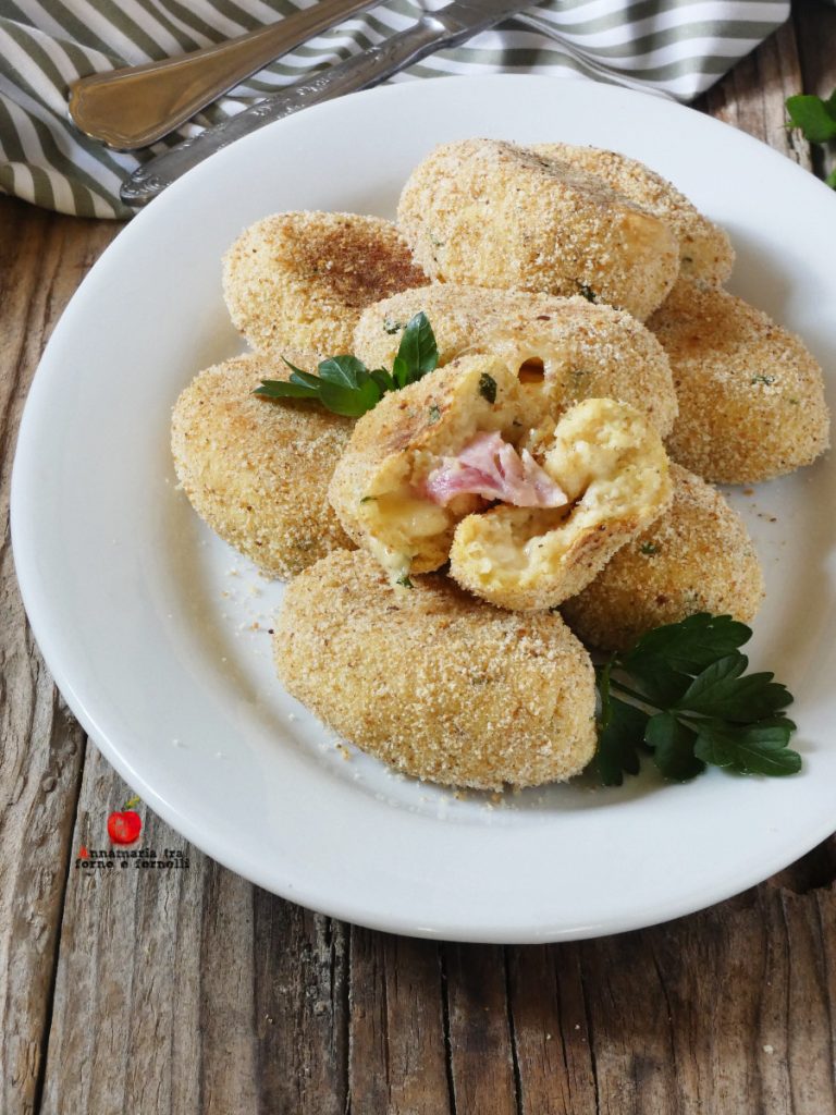 Croquettes de pommes de terre farcies au four (2)