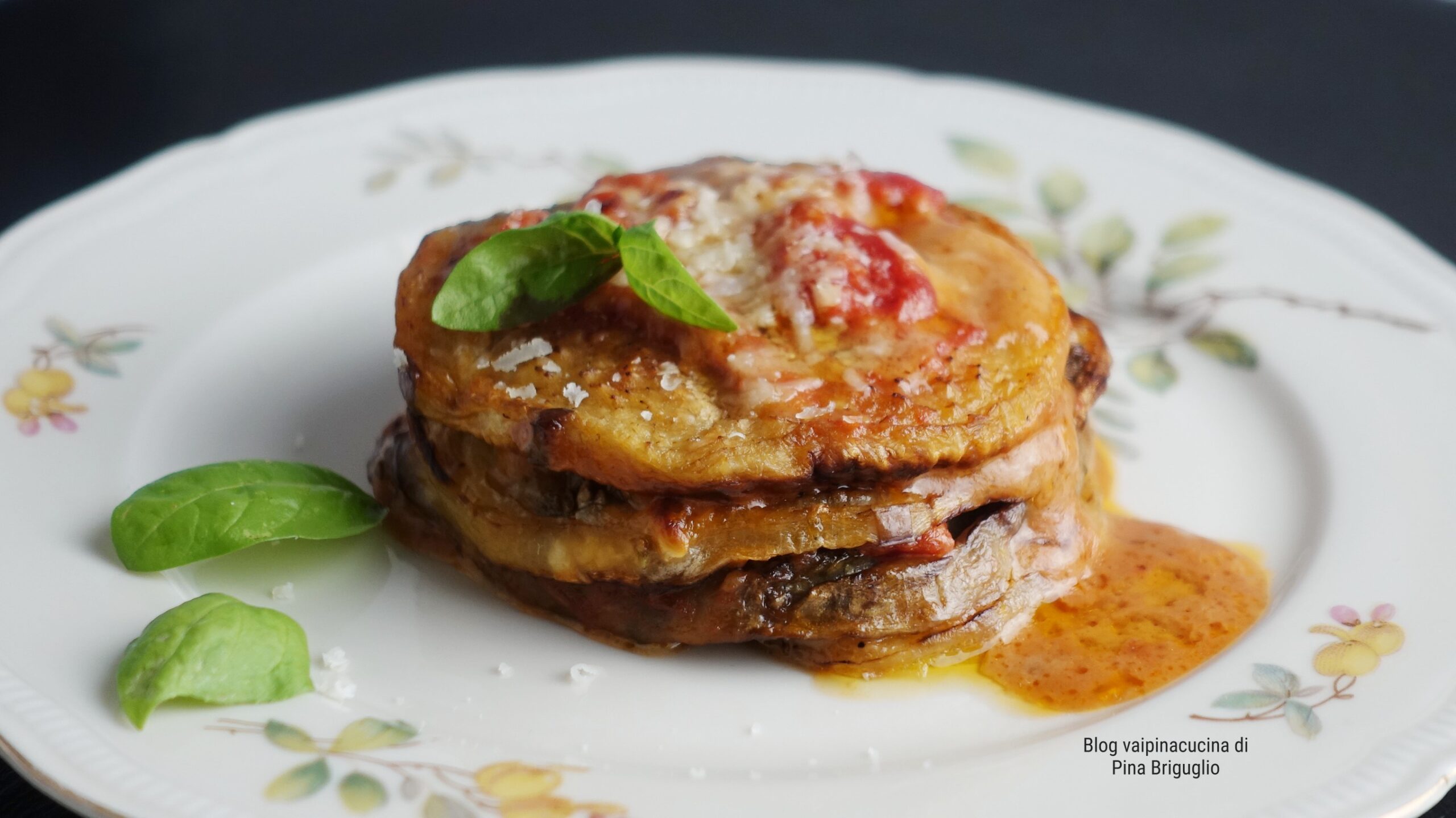 Mini parmigiana d’aubergines