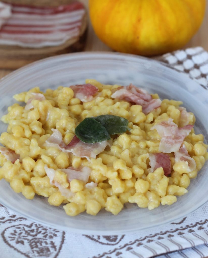 spätzle à la citrouille