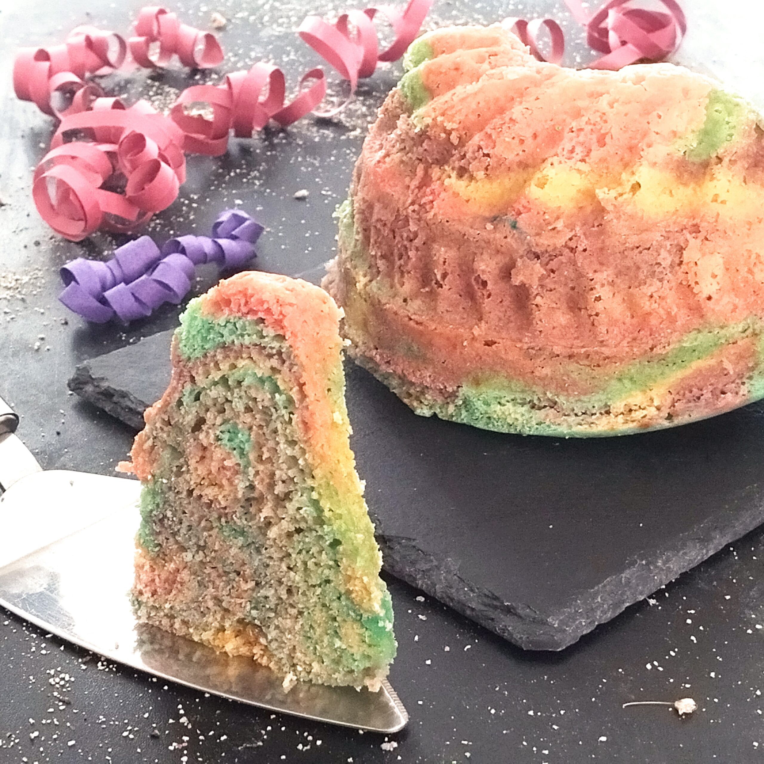 Couronne arlequin cuite à la vapeur