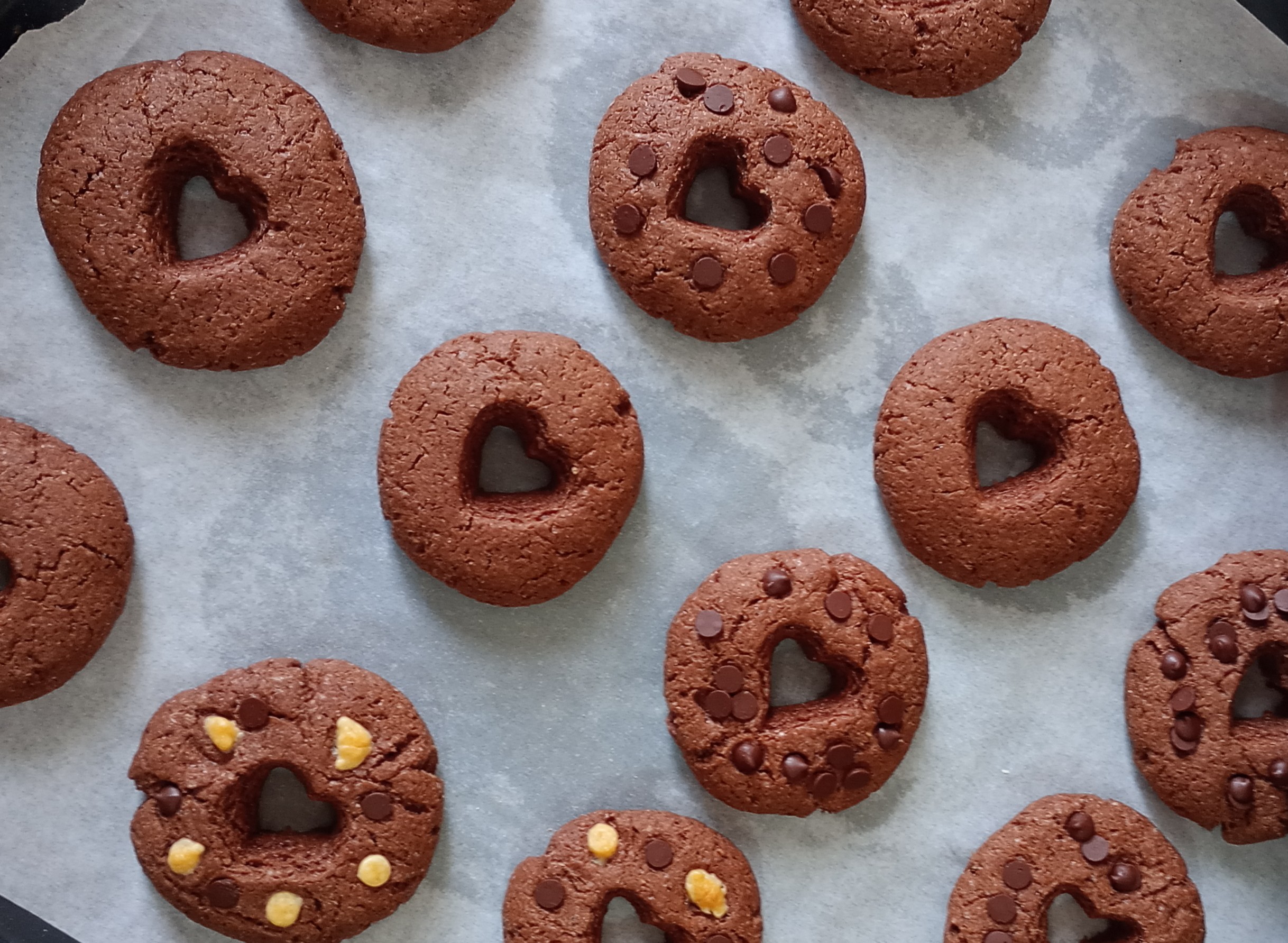 Biscuits rustiques au cacao