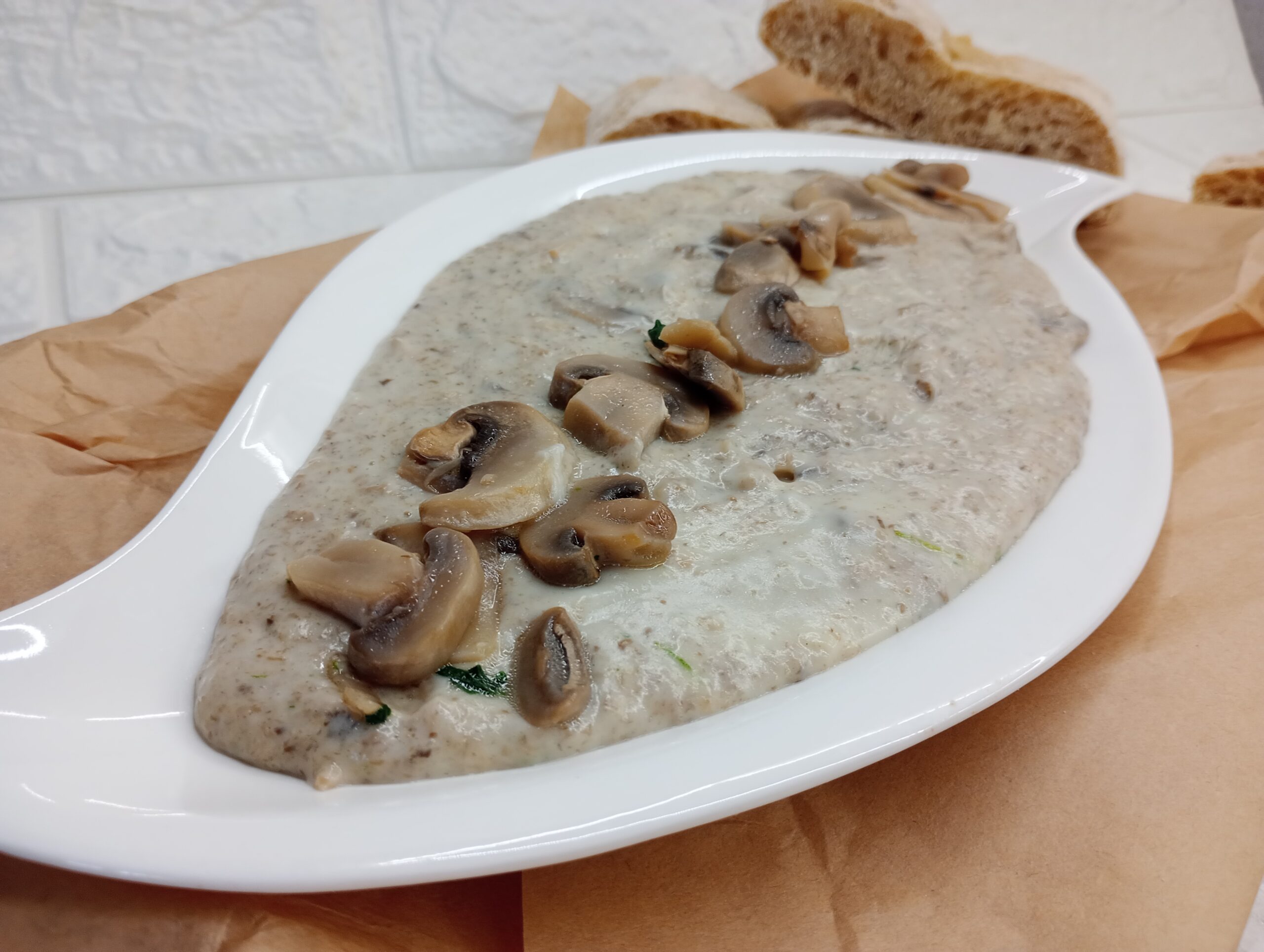 Crème aux champignons