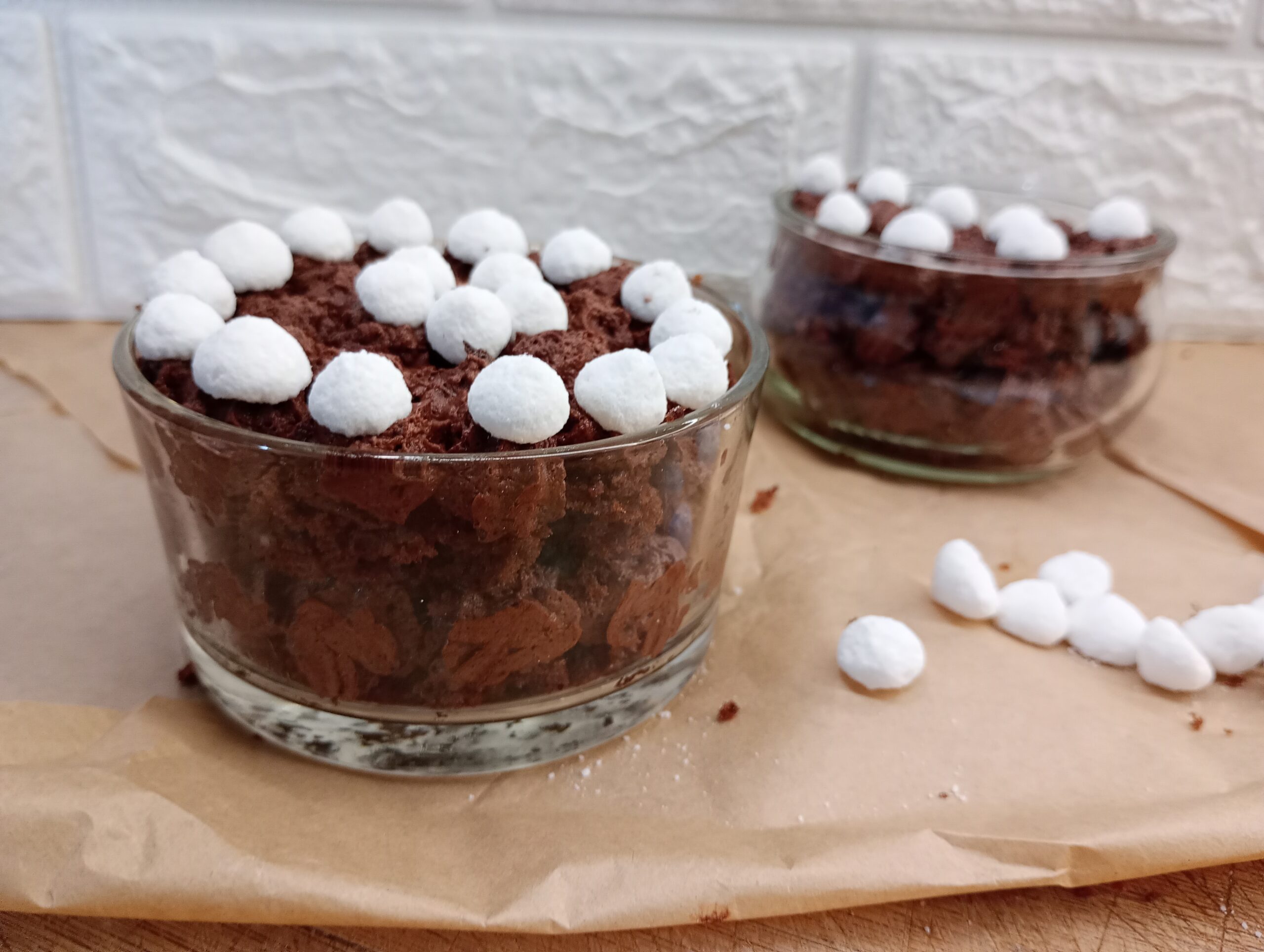 Coupe gourmande avec chantilly et crème fondante
