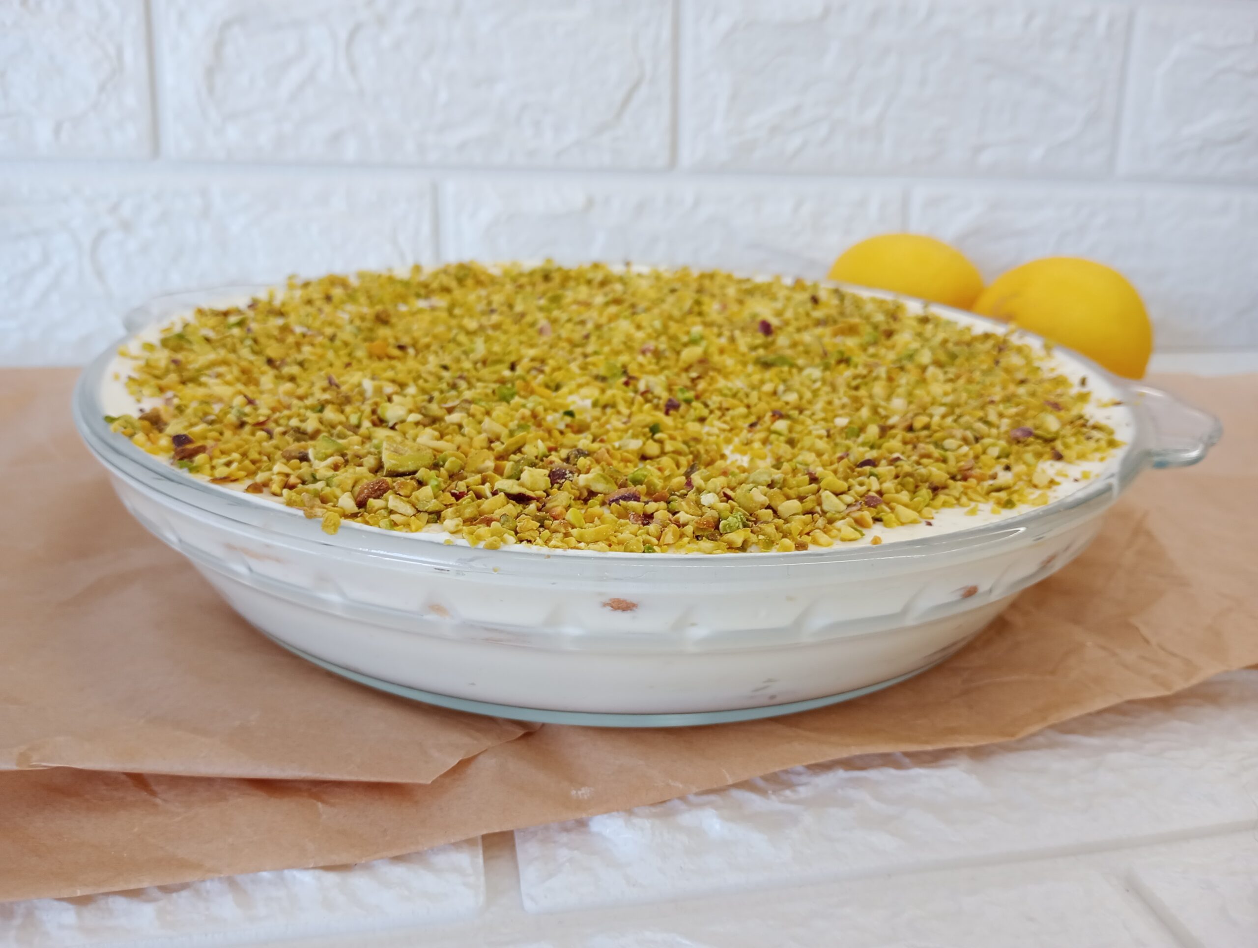 Tiramisu avec crème au citron