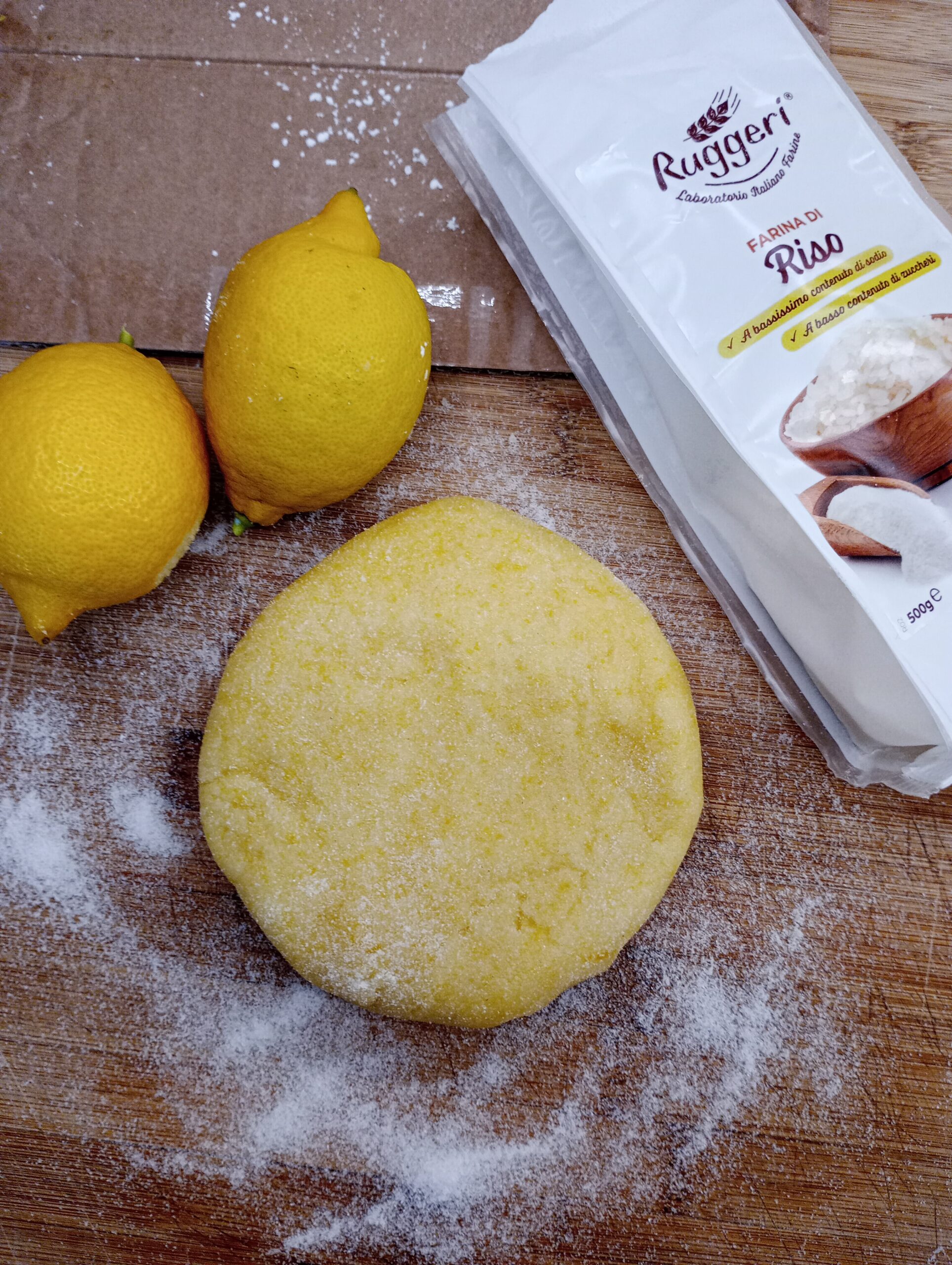 Pâte sablée avec farine de riz