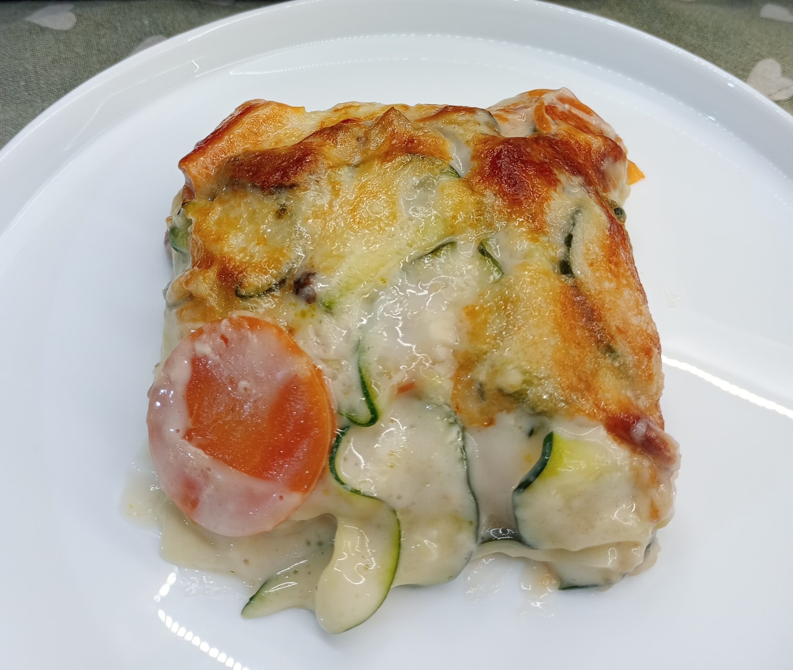 Lasagnes blanches aux légumes