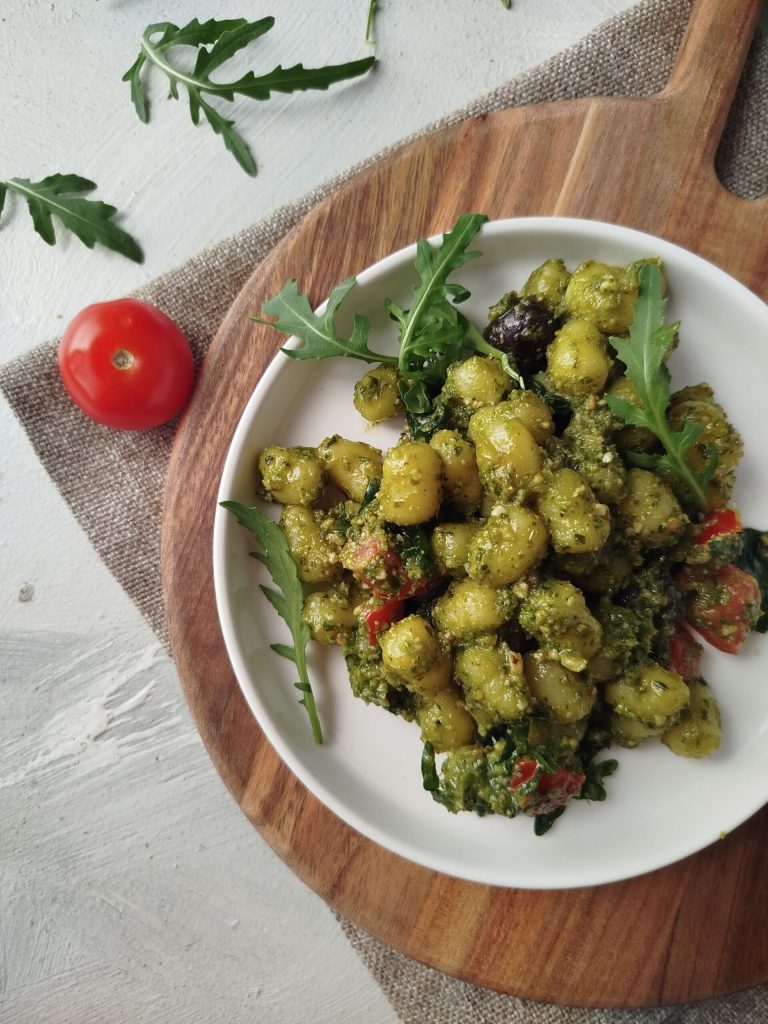 Gnocchetti pesto de roquette