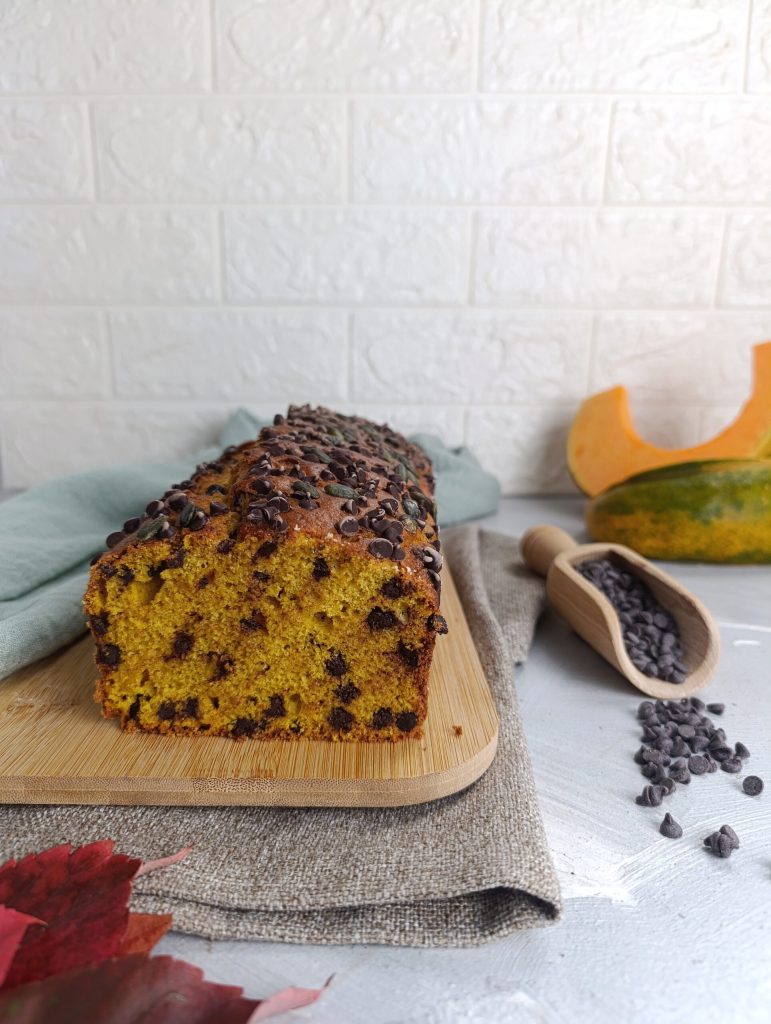 Plumcake potiron et chocolat