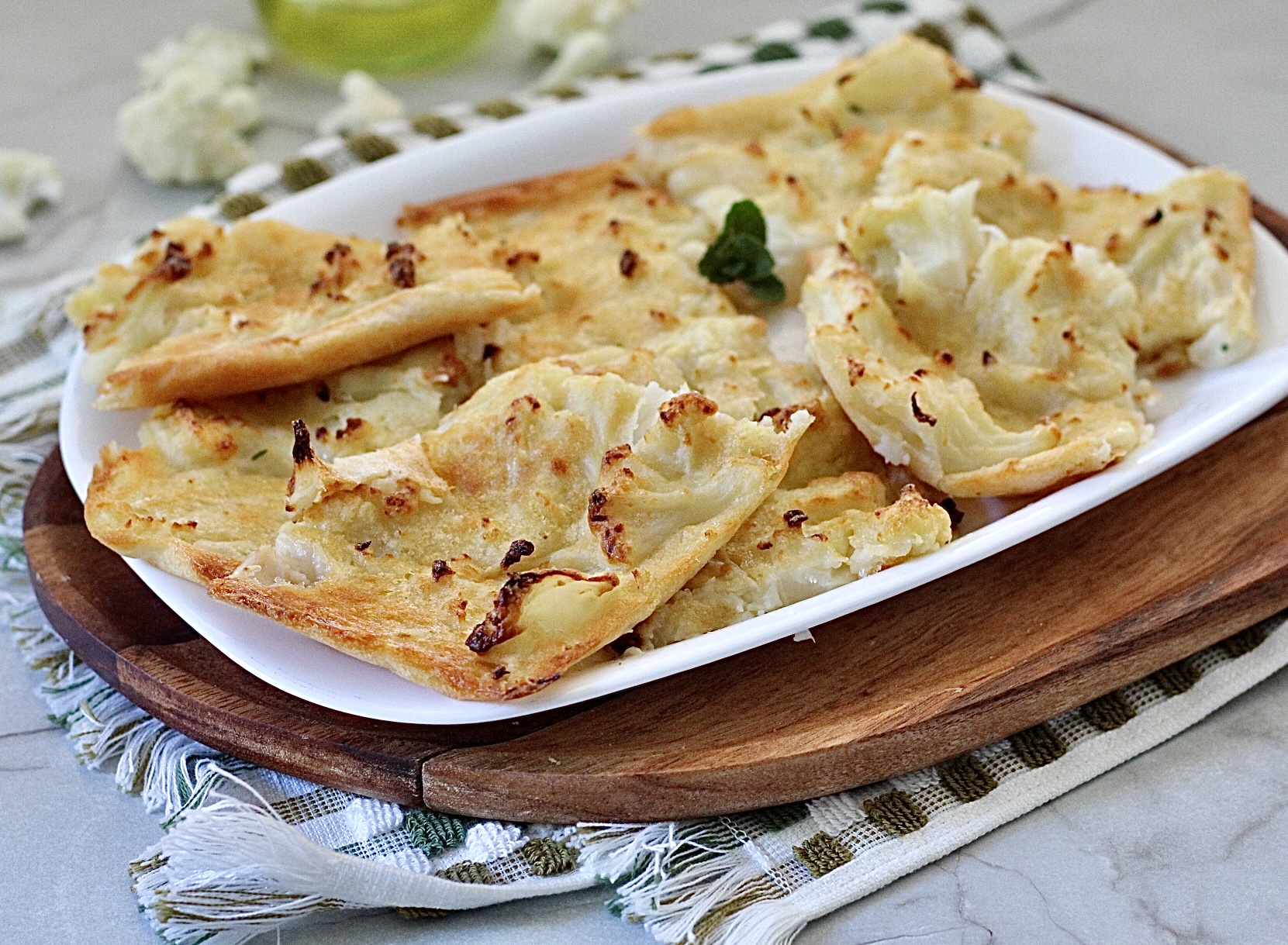 Galette de chou-fleur, avec peu de frais, étonnez tout le monde.