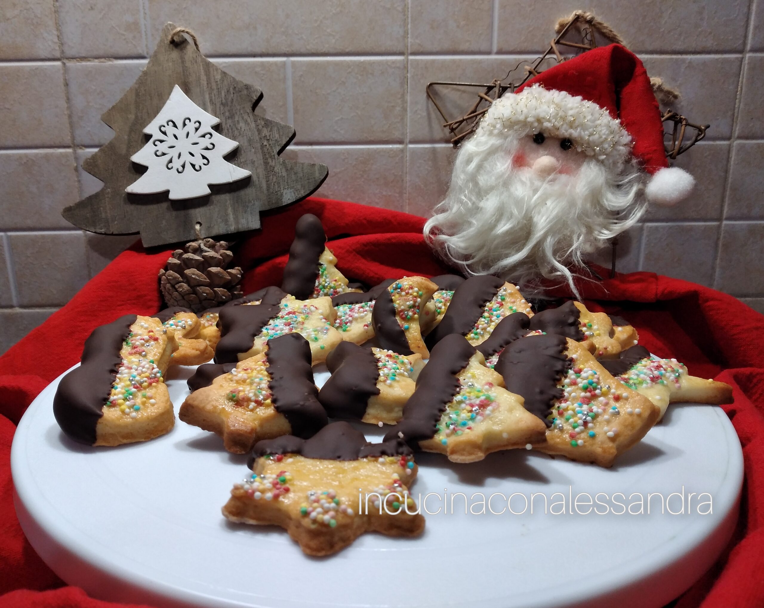 Biscuits Befanini lucquois et chocolat