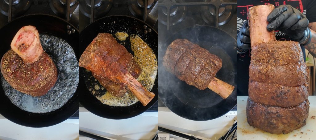 BEEF HAMMER | Jarret de Bœuf Cuit Lentement à la Bière : Parfait et Juteux