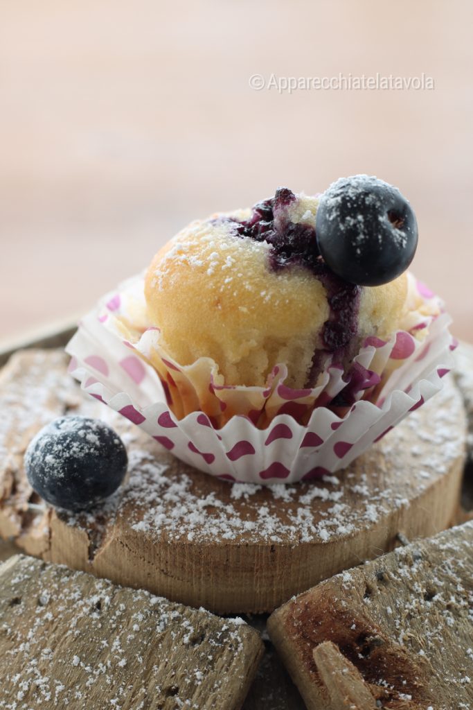 mini muffins aux myrtilles et yaourt