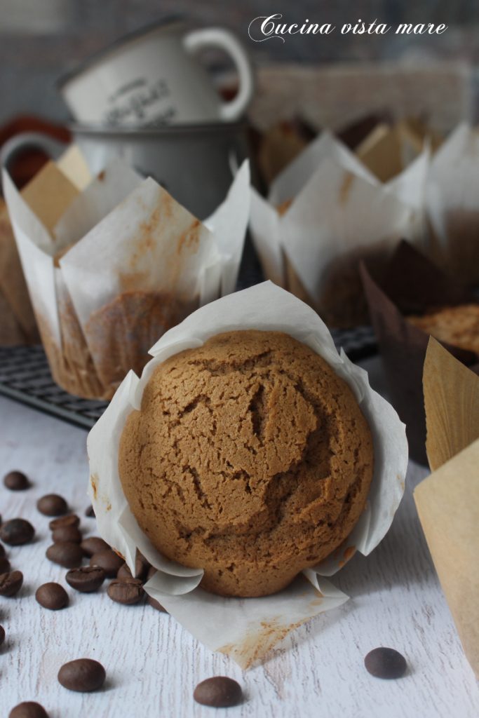 Muffin cappuccino Cuisine vue sur mer