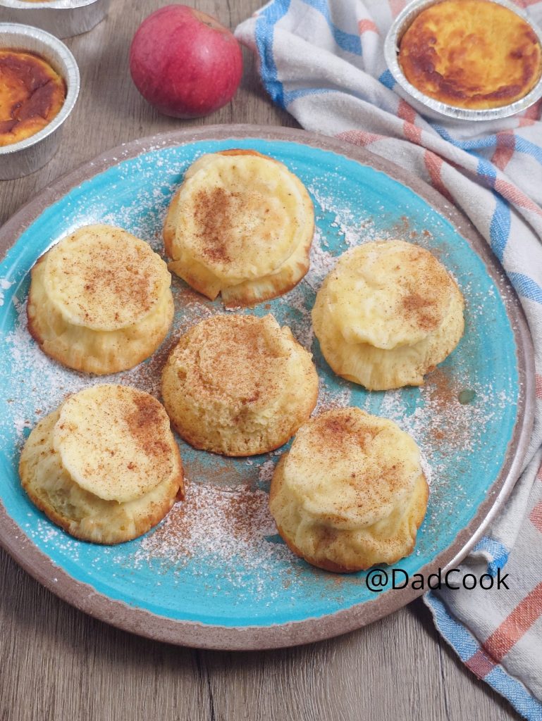 Muffins aux Pommes et à la Cannelle Sans Farine (Recette Low Carb à la Friteuse à Air)