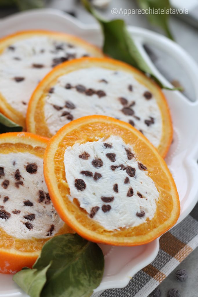 oranges farcies sucrées