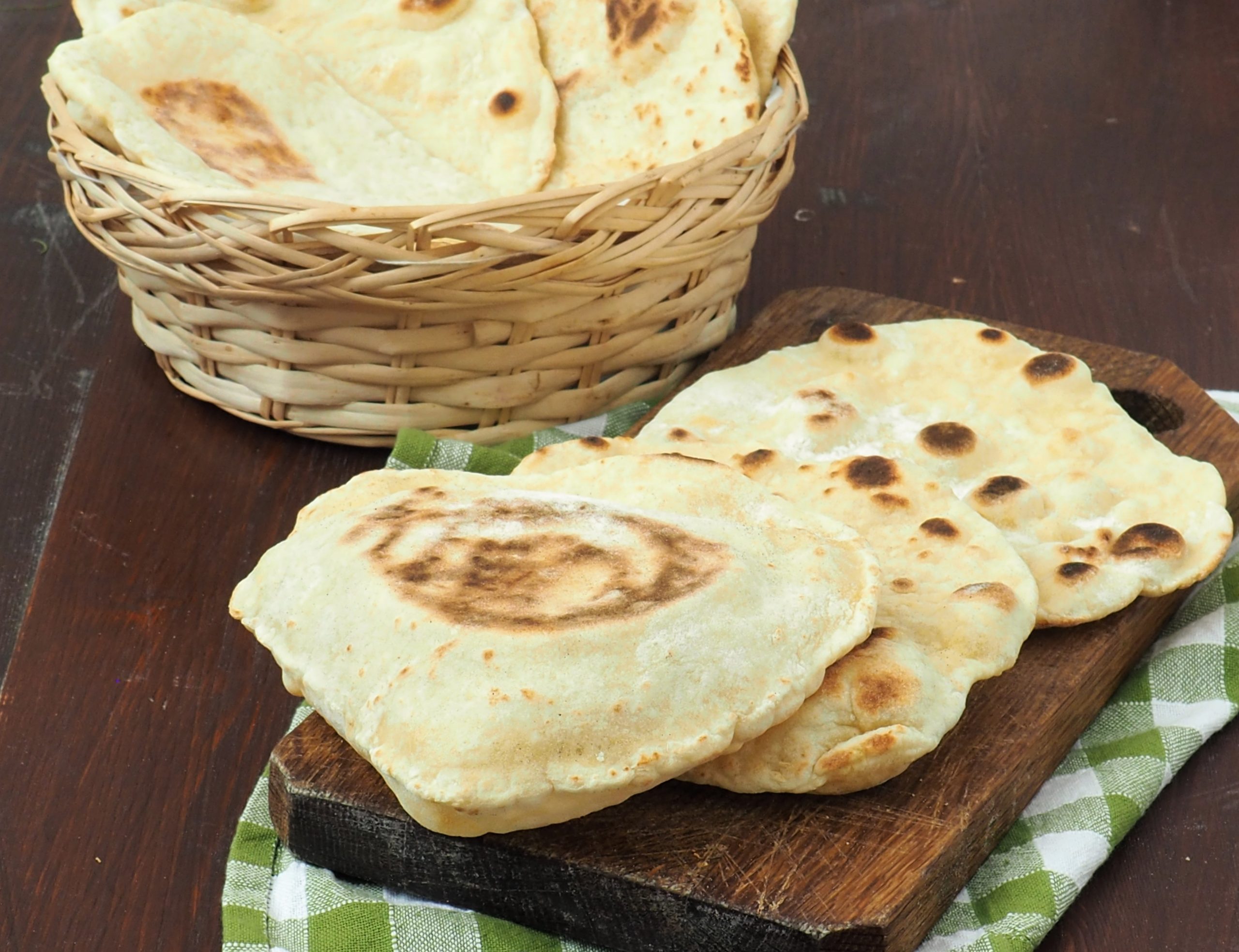 Pain Naan sans levure