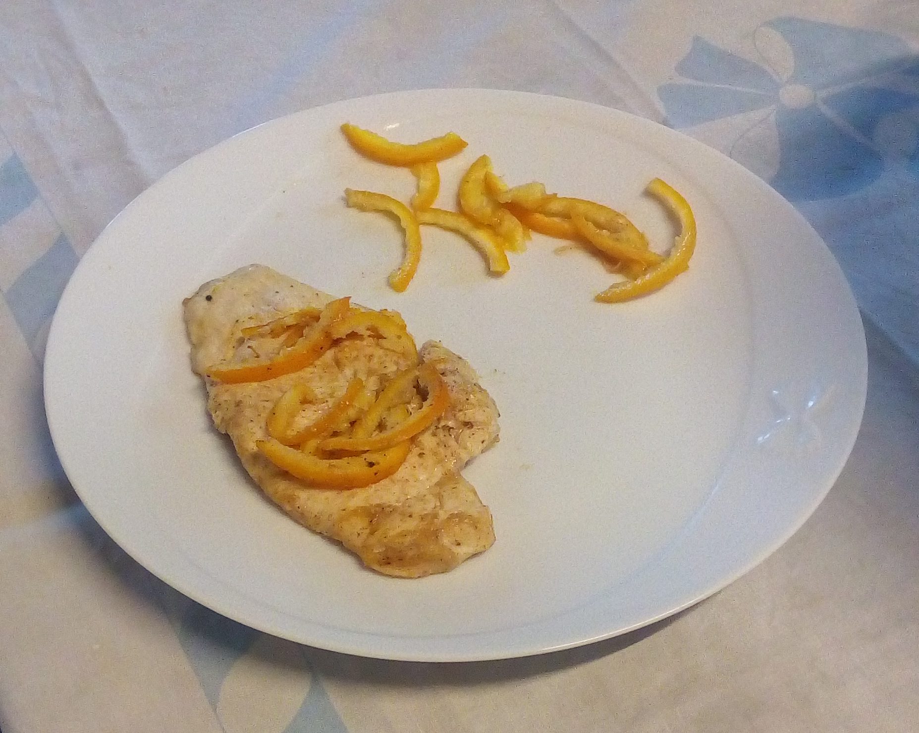 Poitrine de poulet à l&rsquo;orange